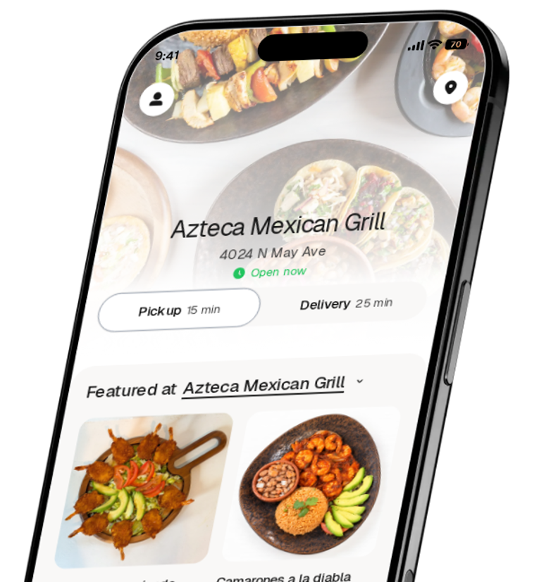 Azteca Mexican Grill app preview