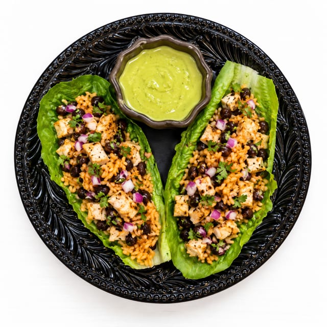 Two Lettuce Wraps.