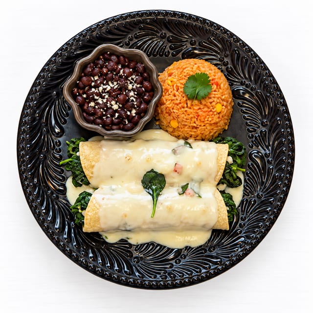 Spinach Enchilada.
