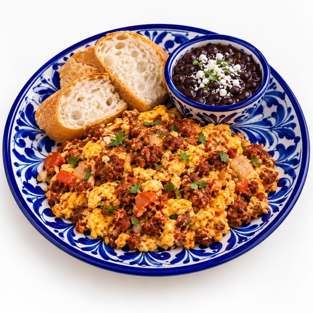 Huevos Con Chorizo.