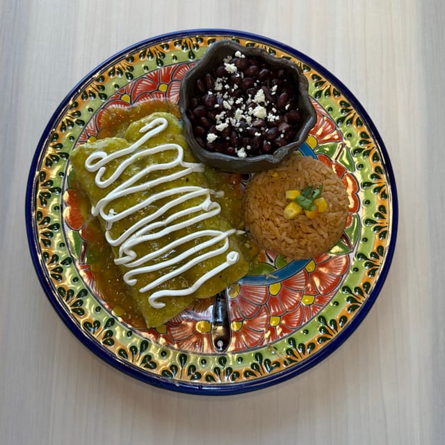 Enchiladas Verdes.