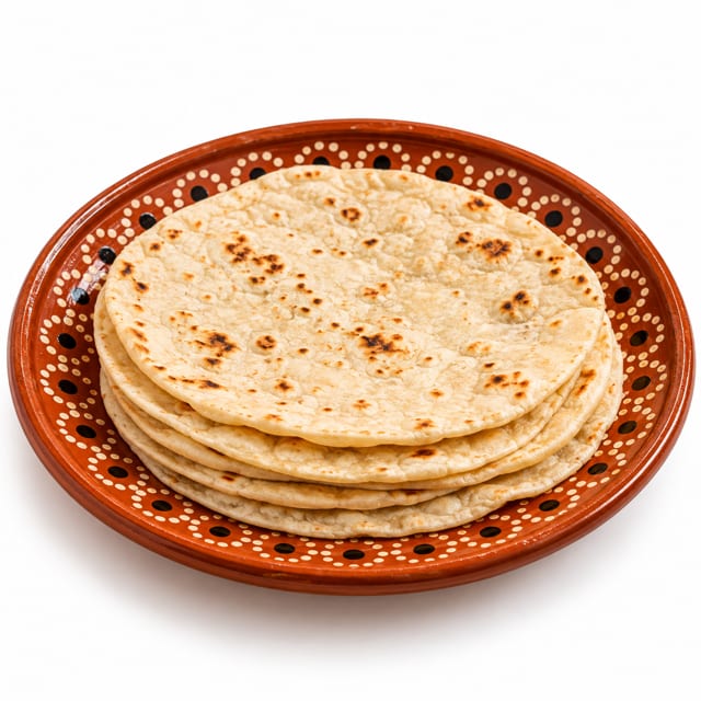 Side of flour or corn tortillas..
