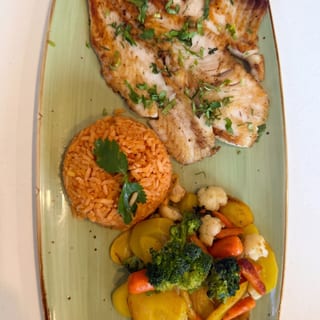 Grilled Fish and Veggies